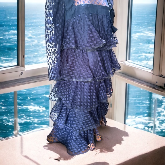 Vintage Scaasi (X)Saks Fifth Avenue SZ 18 ball gown -exquisite craftsmanship - Picture 6 of 14